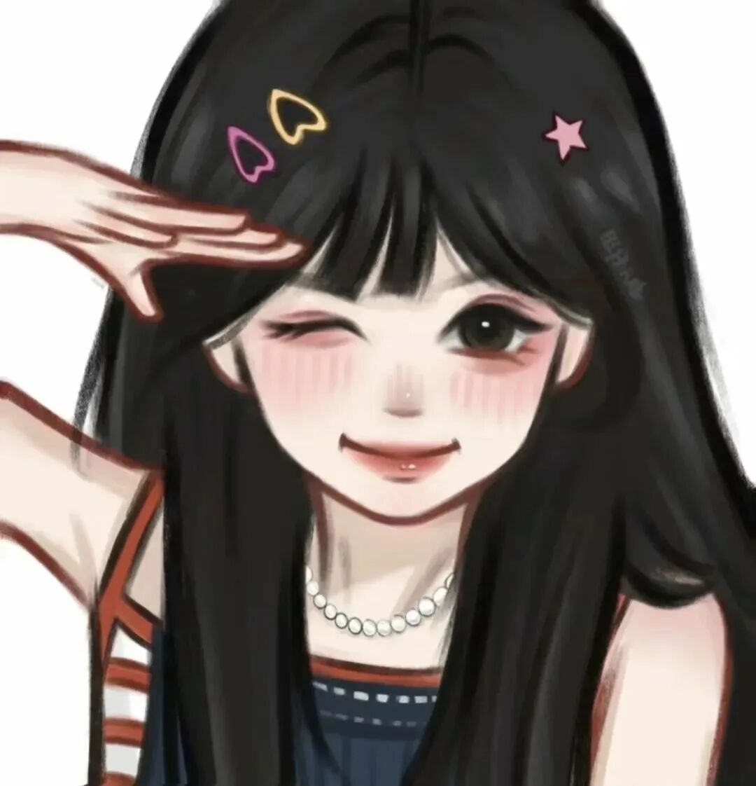 手绘动漫头像女