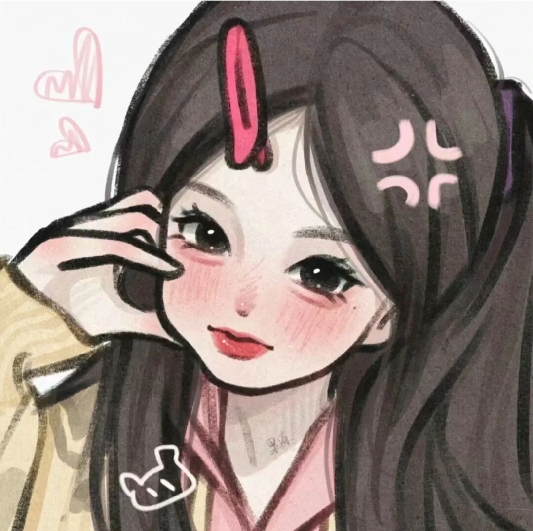 手绘动漫头像女
