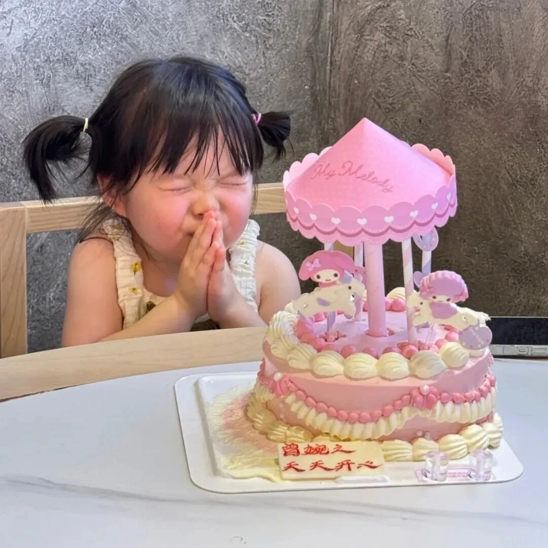 生日快乐丸子妹小女孩萌娃头像