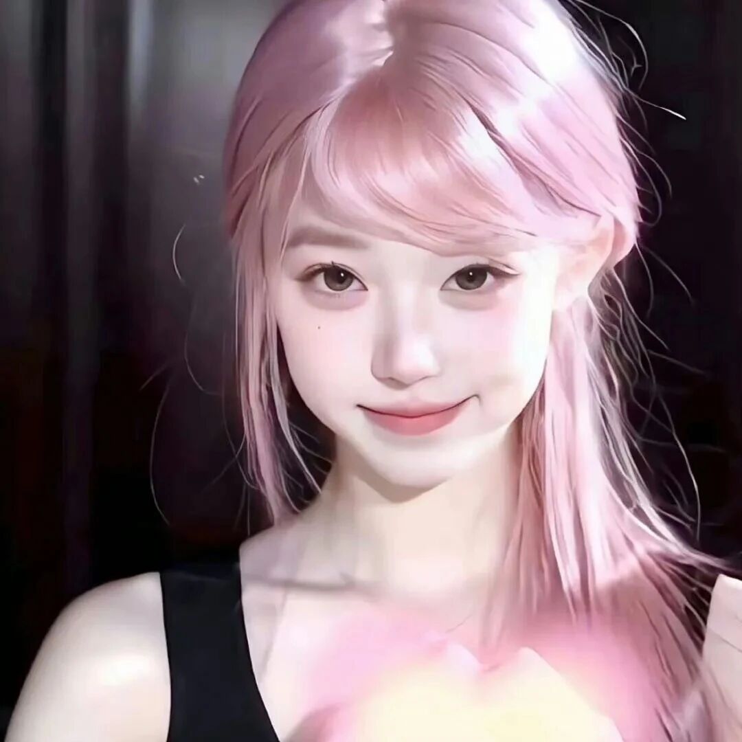 粉色系甜妹女生头像