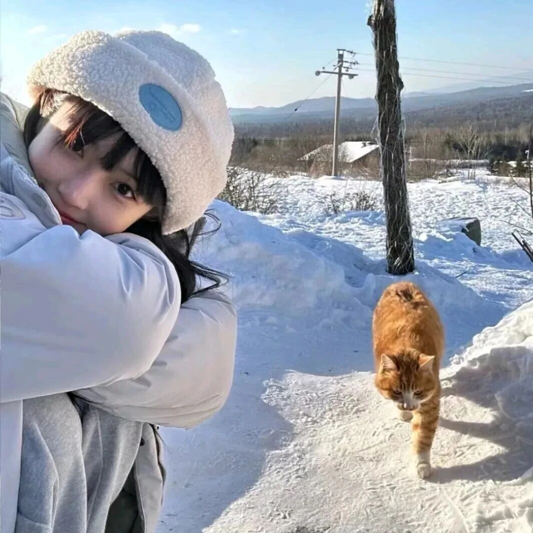 冬天甜妹女生头像