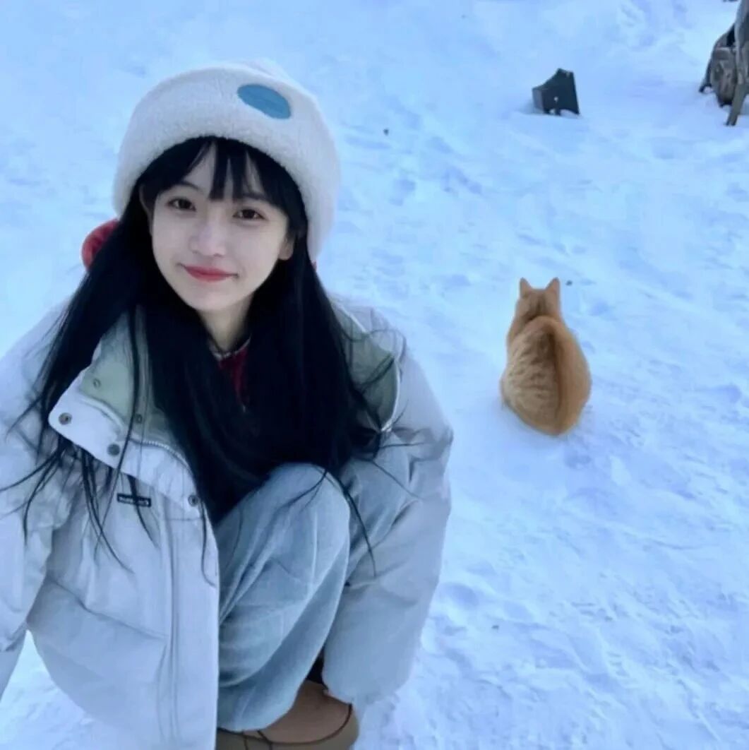 冬天甜妹女生头像