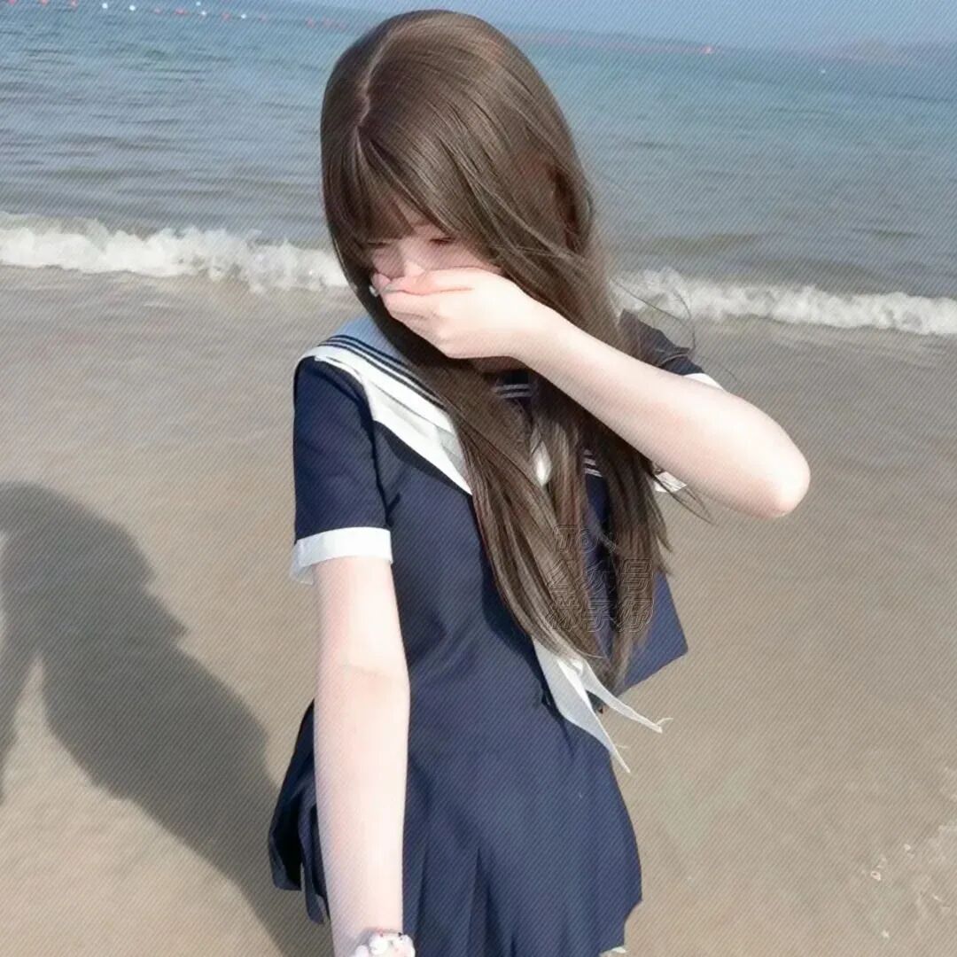 少萝海边女生头像