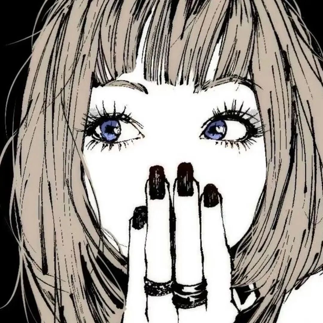 暗黑动漫头像女