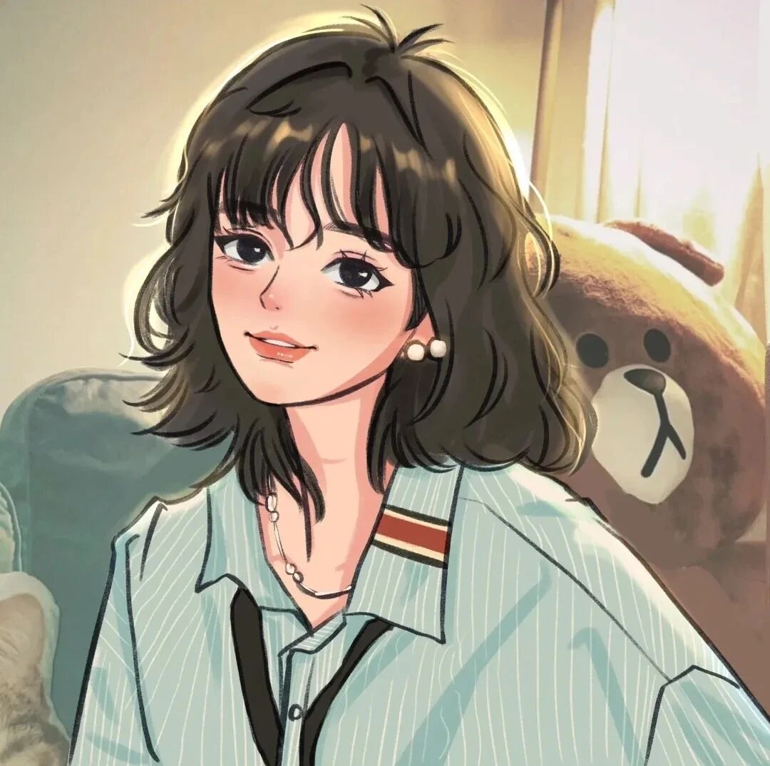 ins手绘动漫头像女