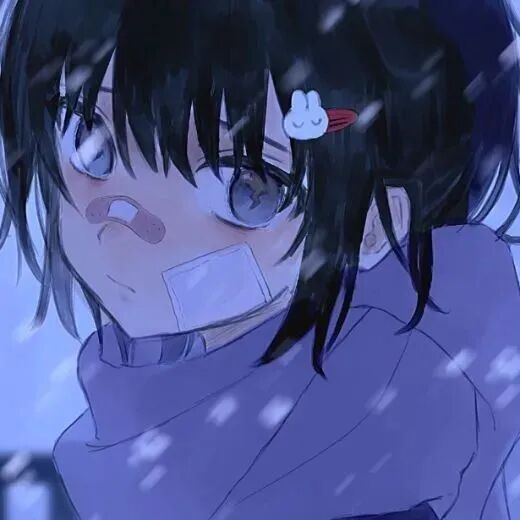 伤感动漫头像女
