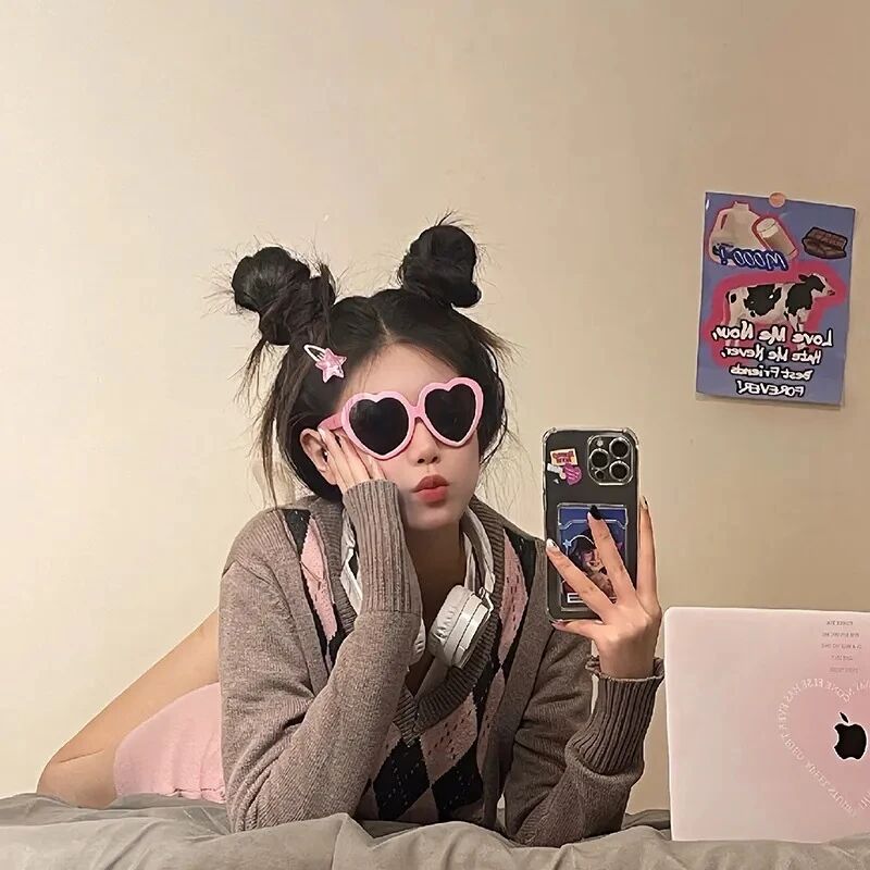 kawawanzitoudazi自拍手机墨镜六人闺蜜头像真人闺蜜头像