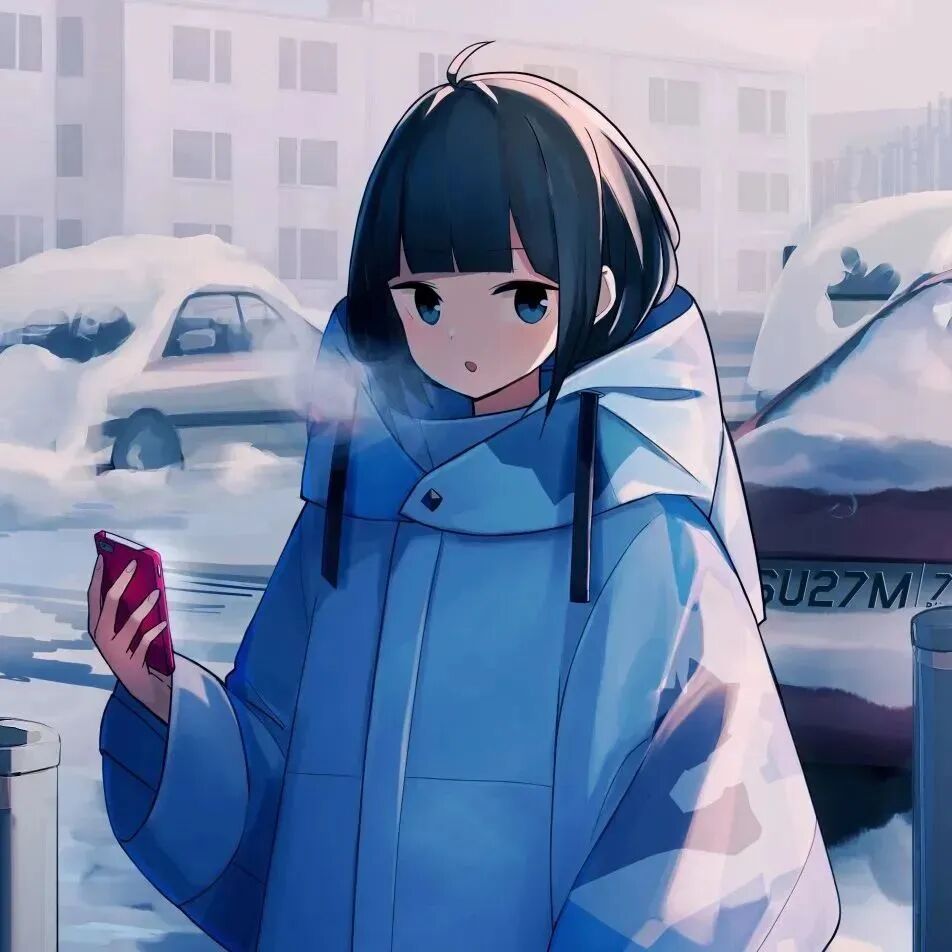 冬天动漫头像女