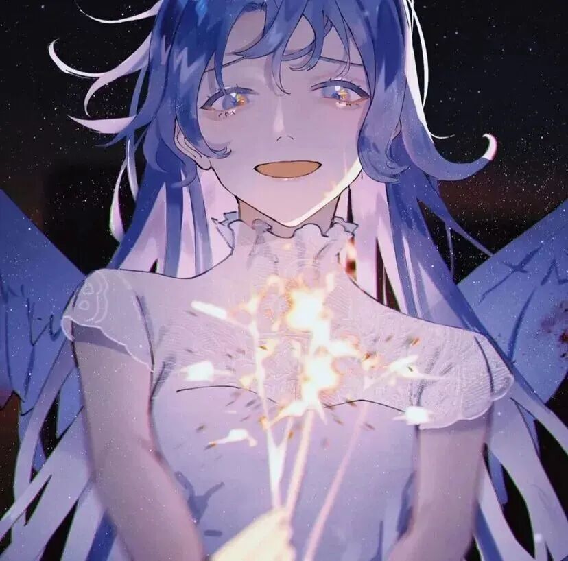 烟花温柔动漫头像女
