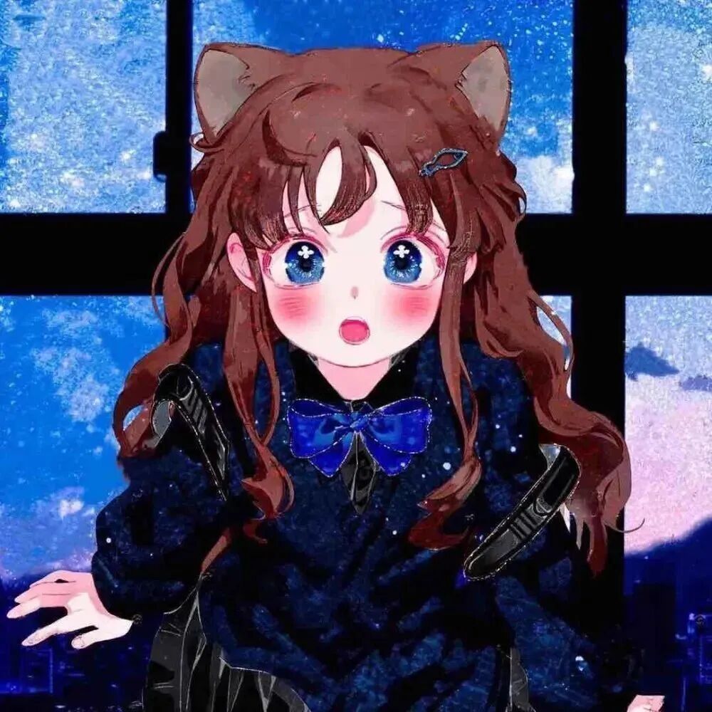 呆萌动漫头像女