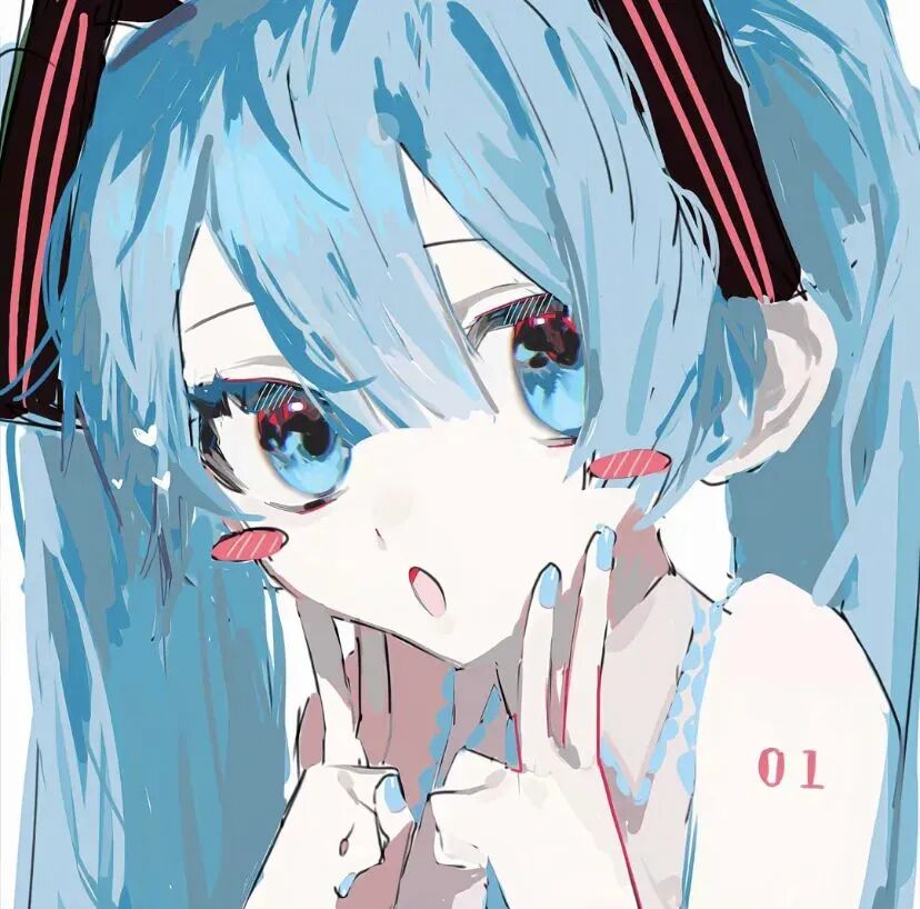 初音未来动漫头像女