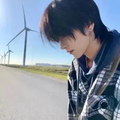 个性侧脸男生头像