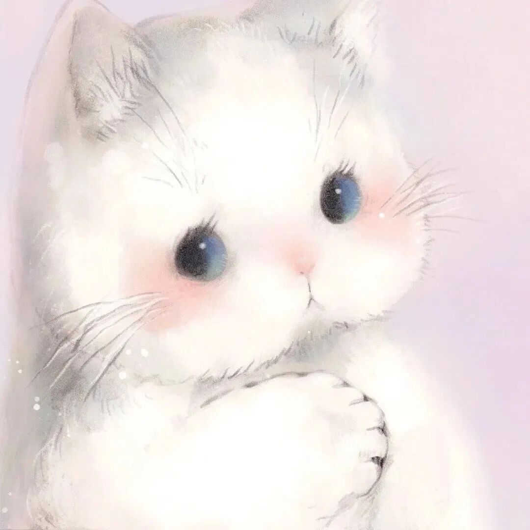 可爱猫咪插画卡通头像