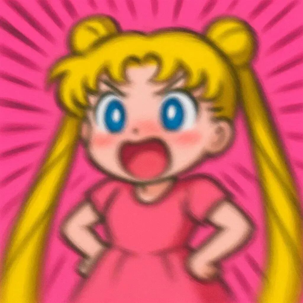 可爱美少女战士卡通头像
