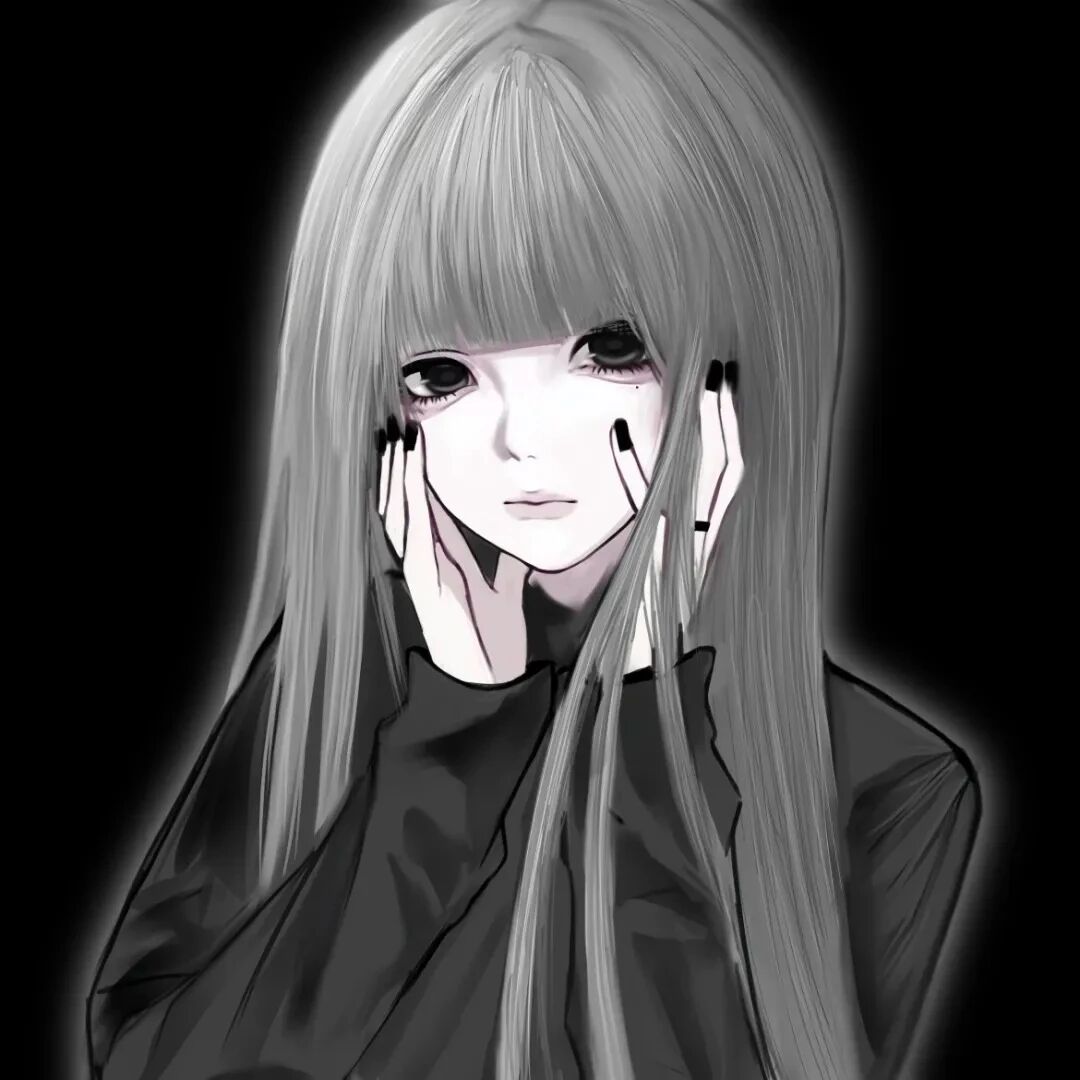 暗黑动漫头像女