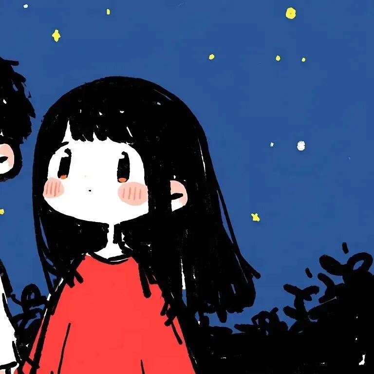 tidengharismeihainuo插画情侣头像