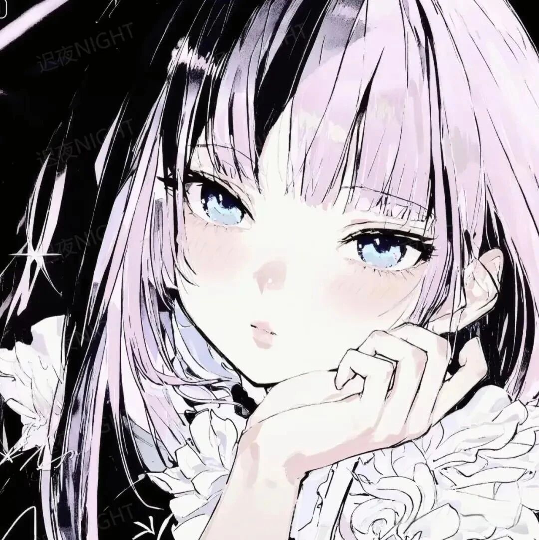 古早感动漫头像女