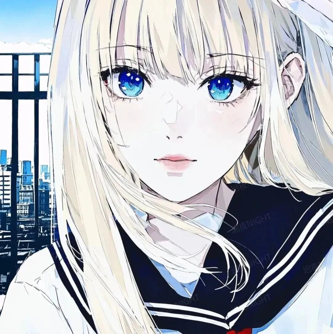 古早感动漫头像女