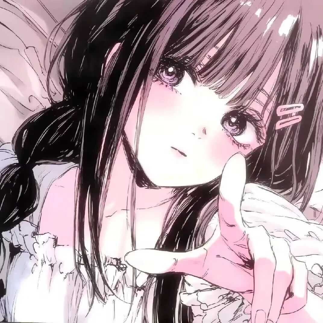 古早感动漫头像女