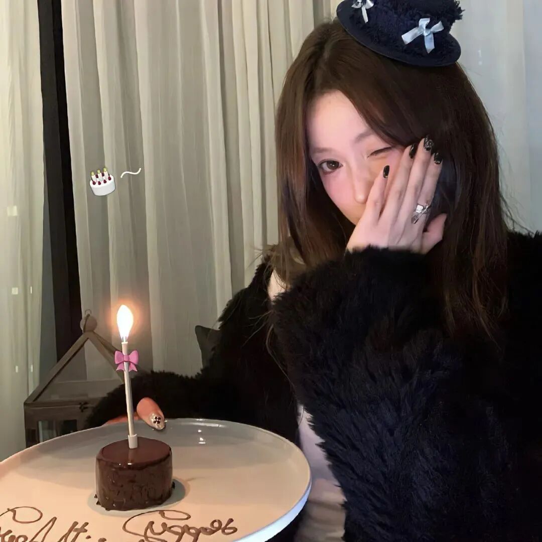 生日快乐甜妹女生头像