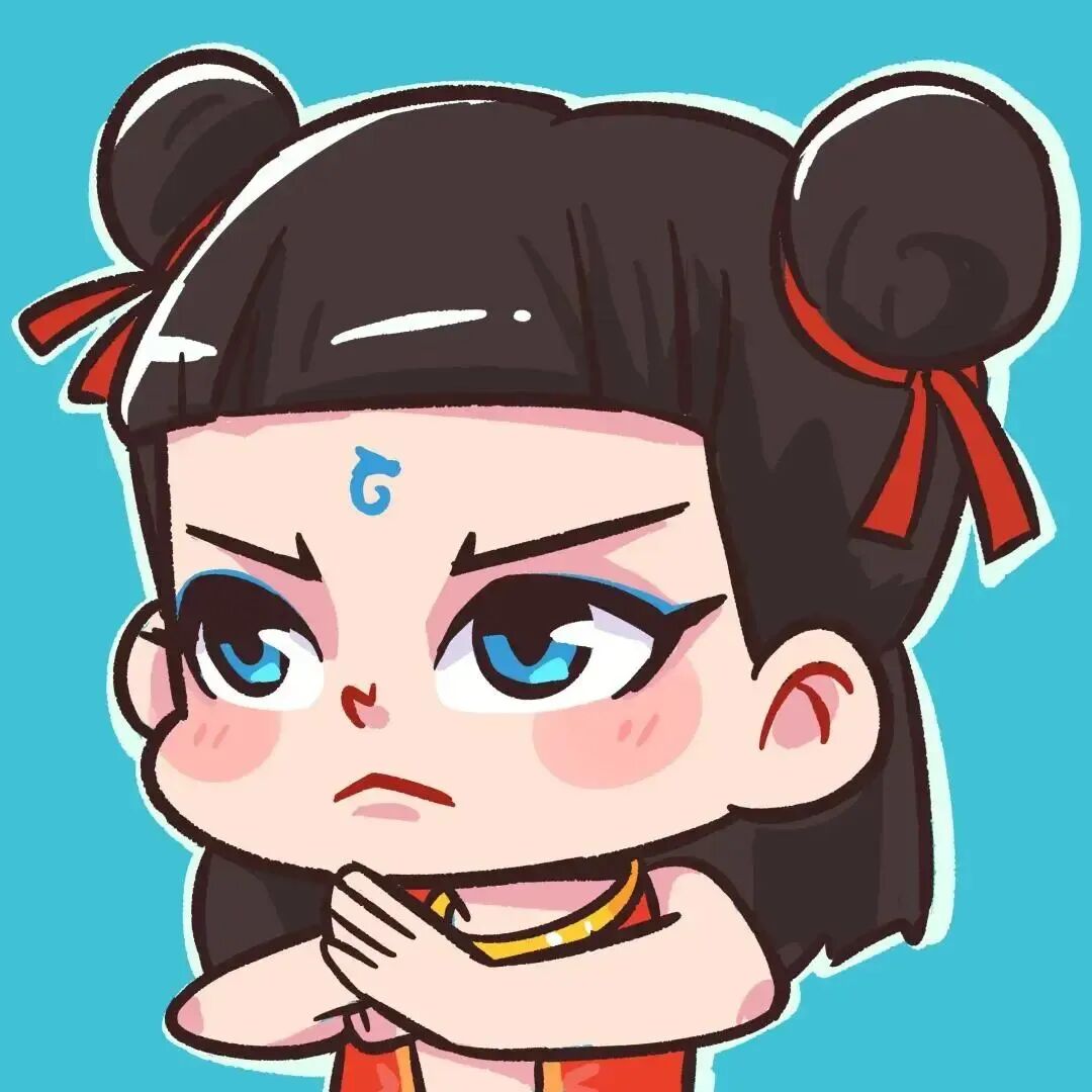 可爱哪吒卡通头像