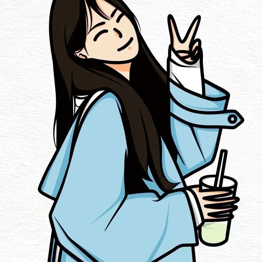 手绘动漫头像女