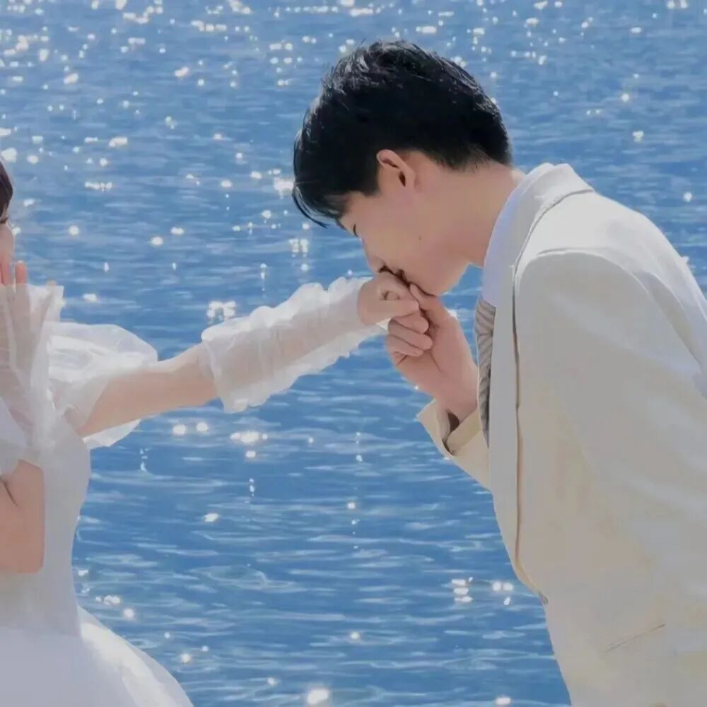 hunlisahunytbgyaomei海边婚礼婚纱真人情侣头像