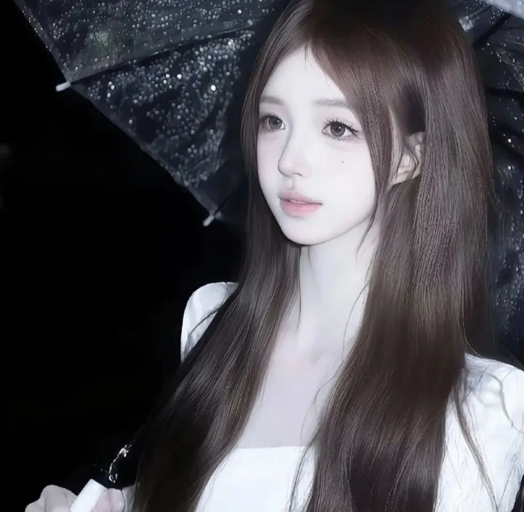撑伞清冷女生头像