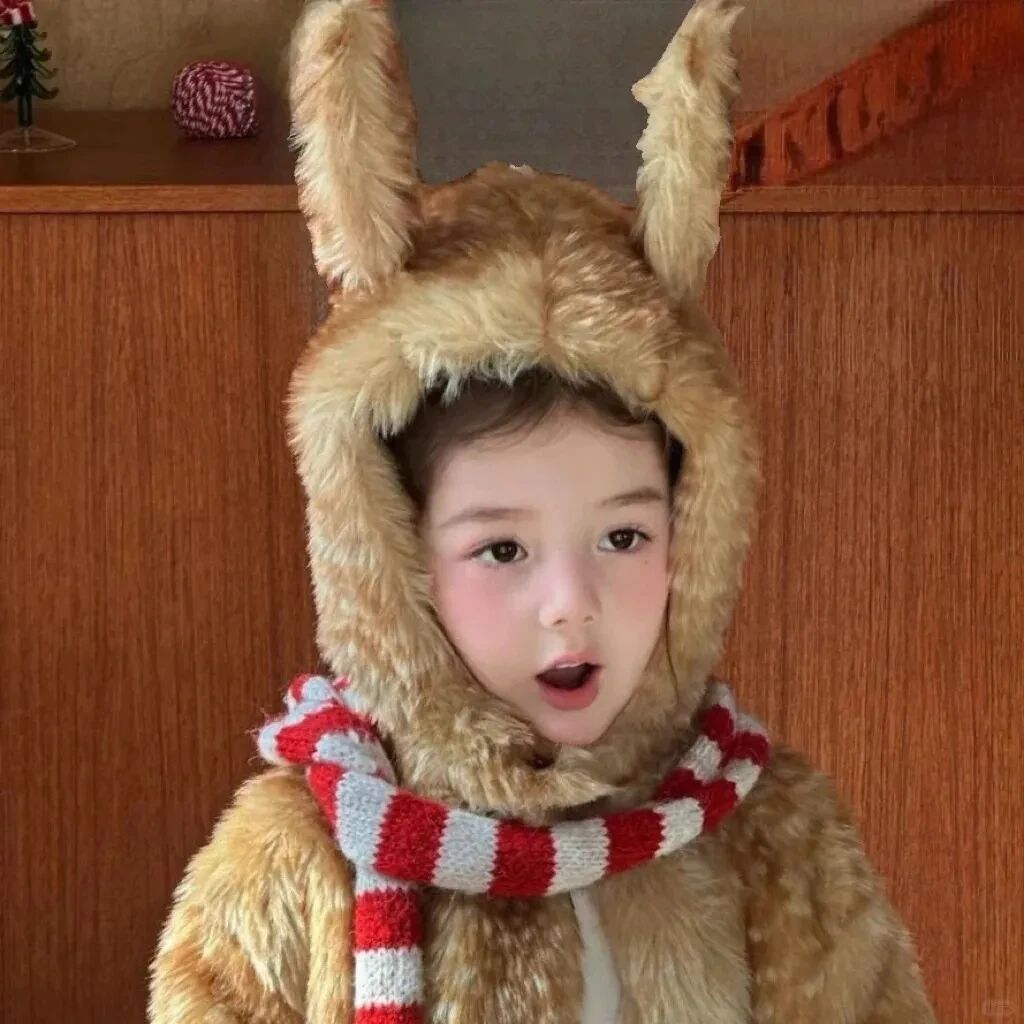 圣诞节小女孩萌娃头像