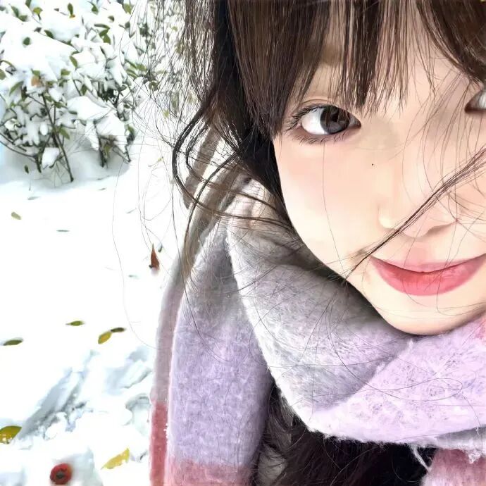 冬天甜妹女生头像