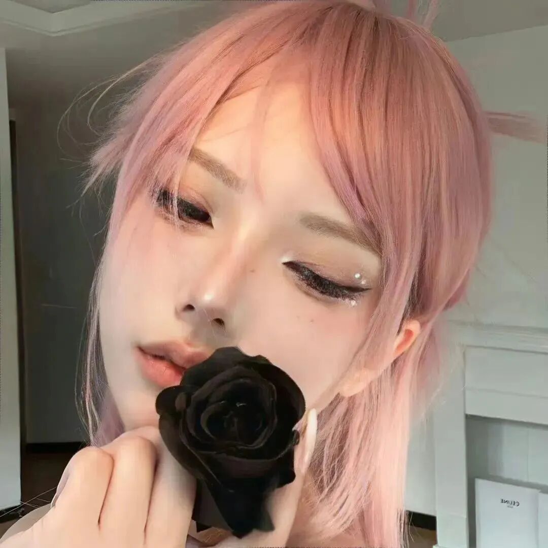 鲜花温柔女生头像