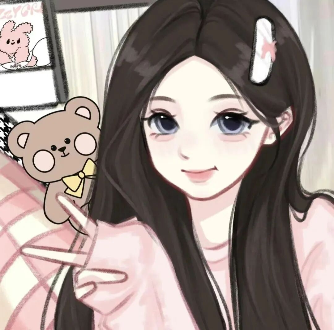 甜妹手绘动漫头像女