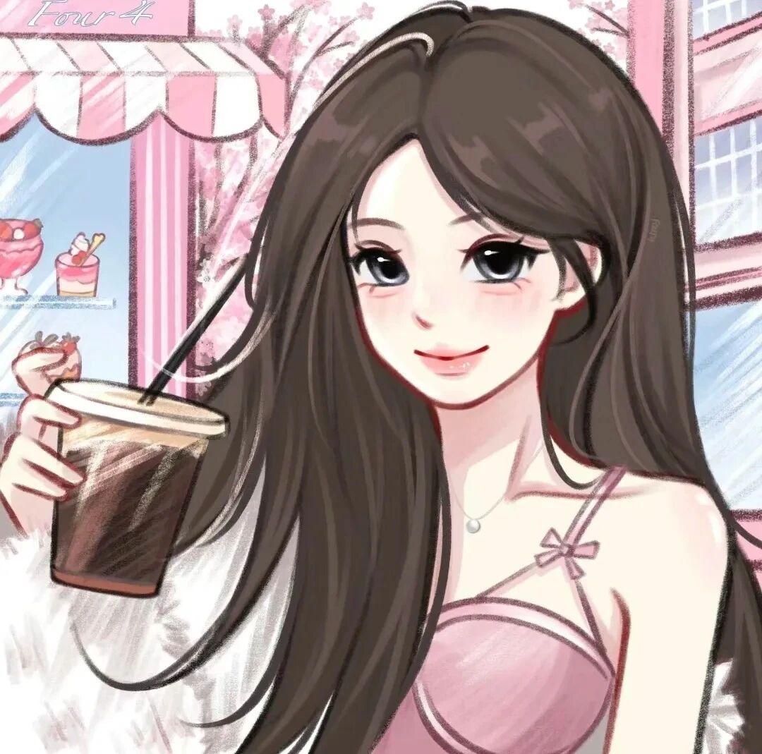 甜妹手绘动漫头像女