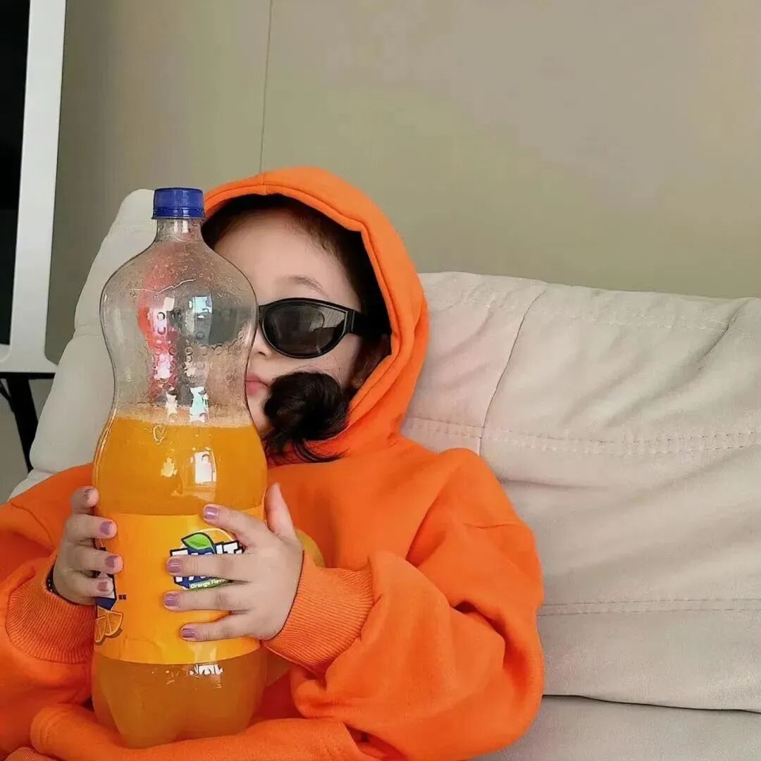 萌娃头像小女孩头像墨镜头像