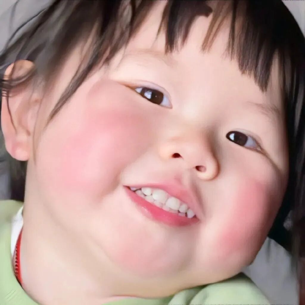 瑶一瑶头像可爱萌娃头像小女孩头像爱笑容头像