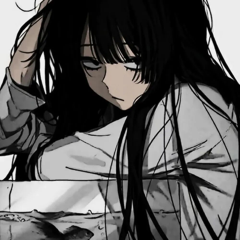 孤独感动漫头像女