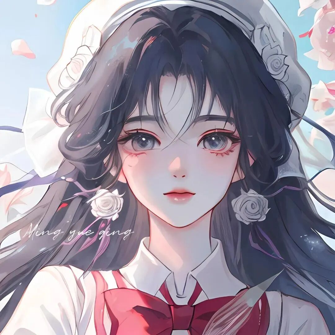 唯美动漫头像女