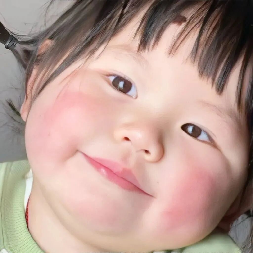 瑶一瑶头像可爱萌娃头像小女孩头像爱笑容头像