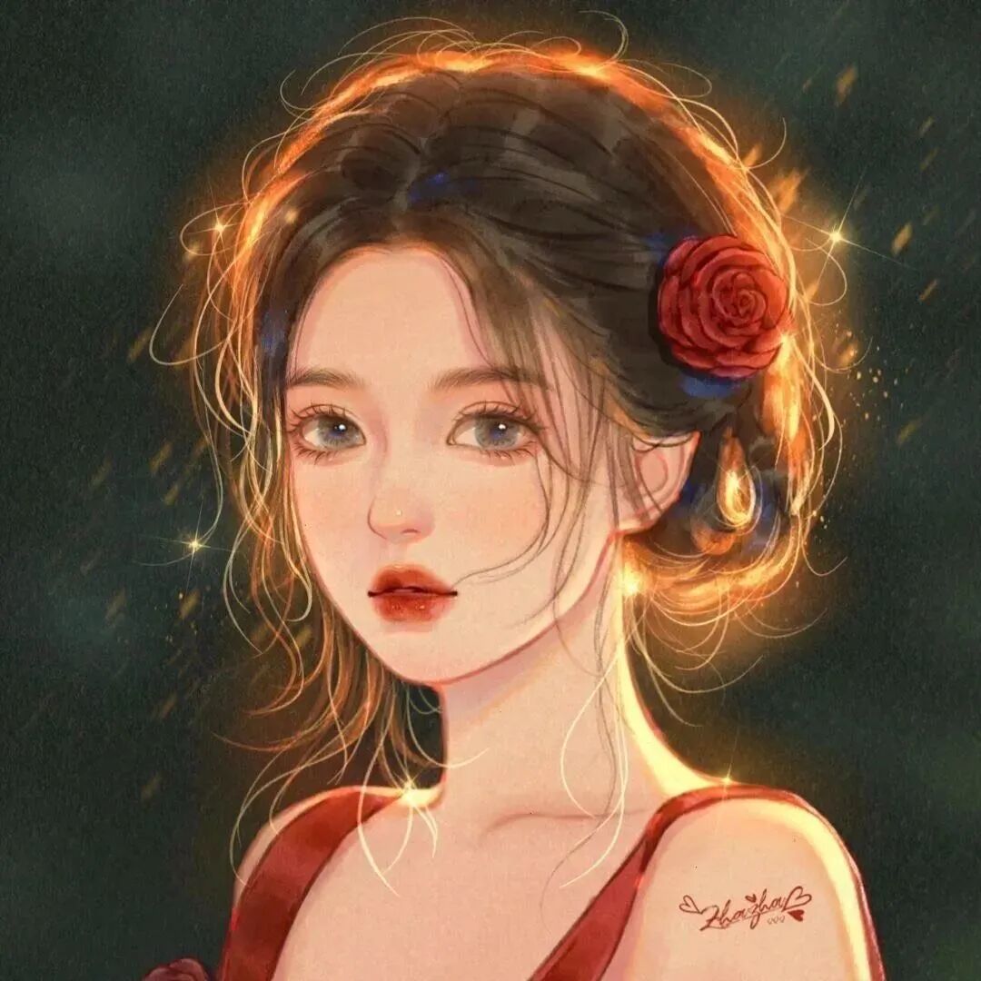 二人闺蜜头像动漫闺蜜头像手绘头像