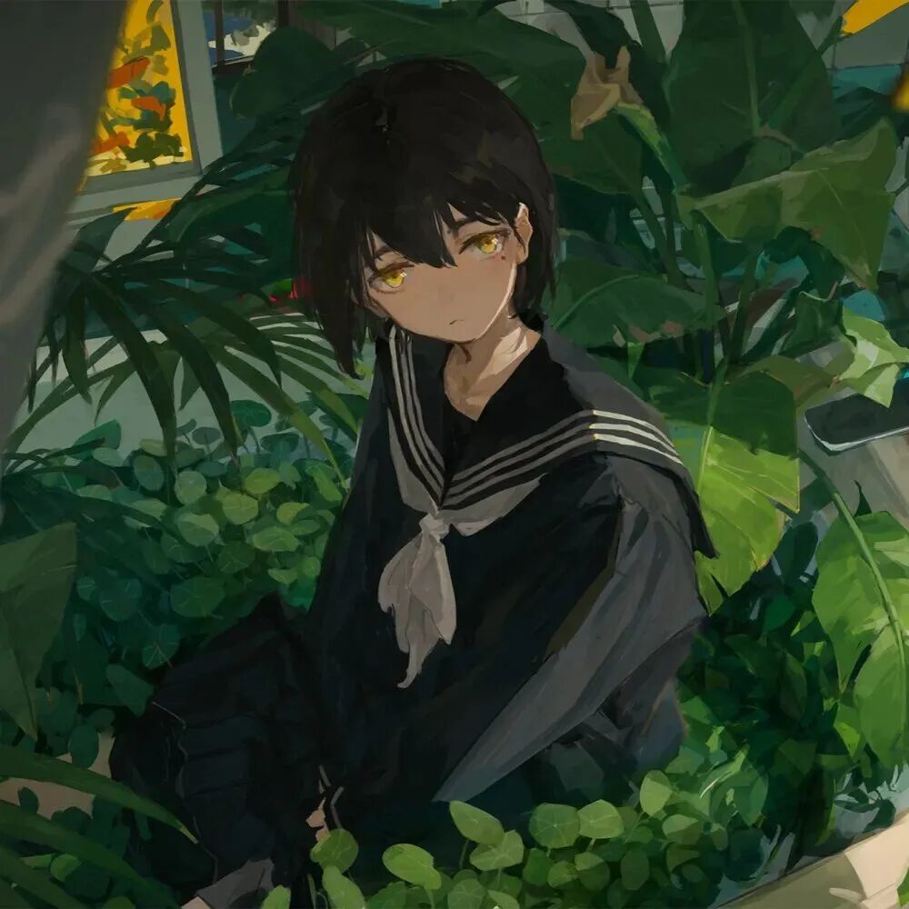 孤独感动漫头像女