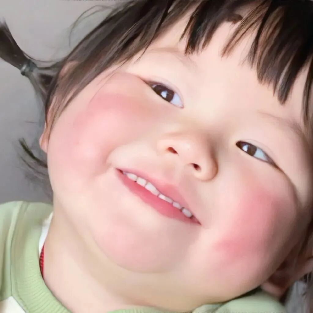 瑶一瑶头像可爱萌娃头像小女孩头像爱笑容头像
