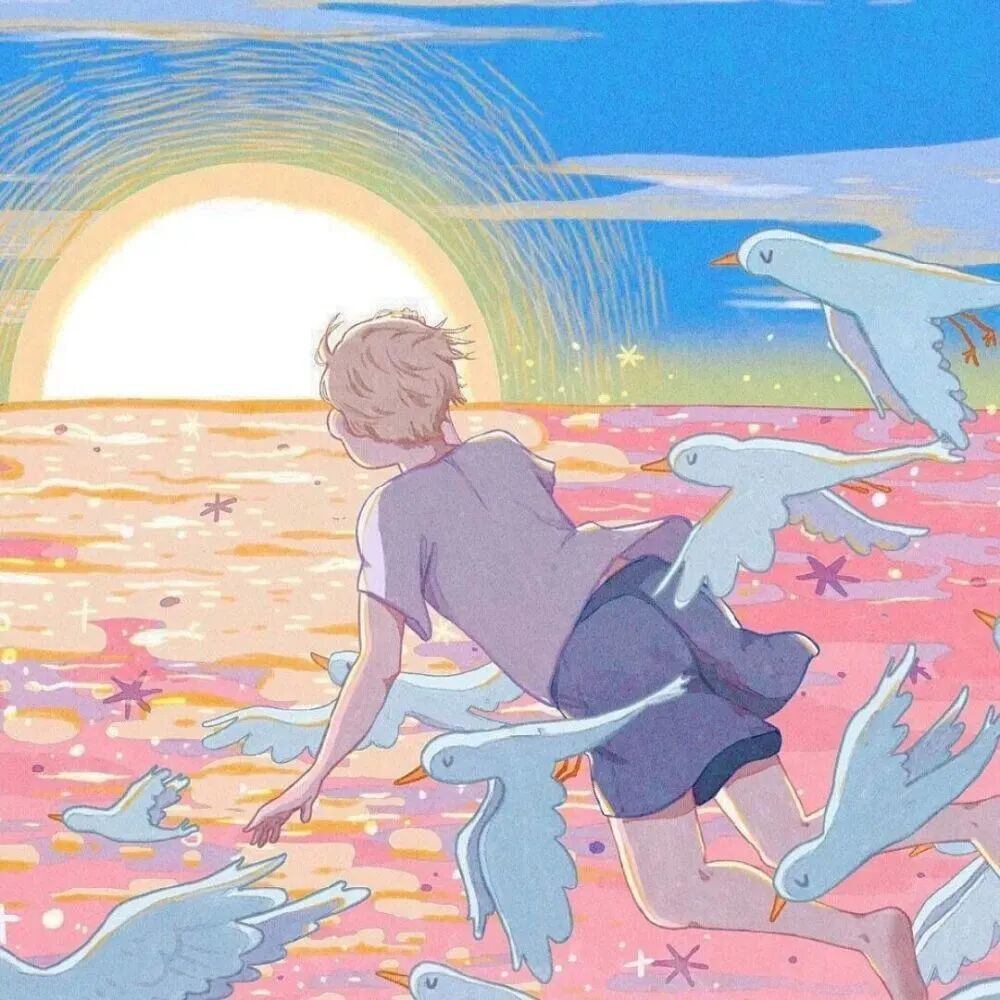 唯美动漫头像男