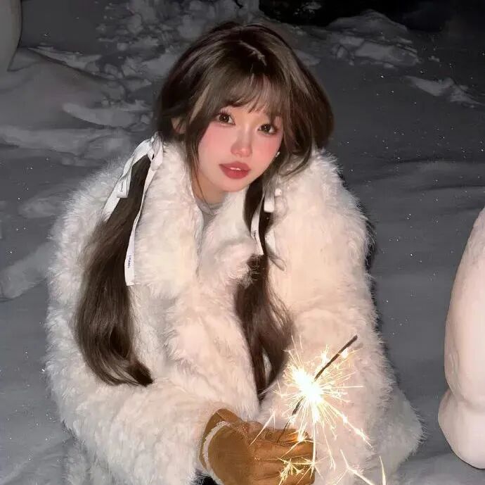 氛围感女生头像氛围感头像冬天头像下雪头像