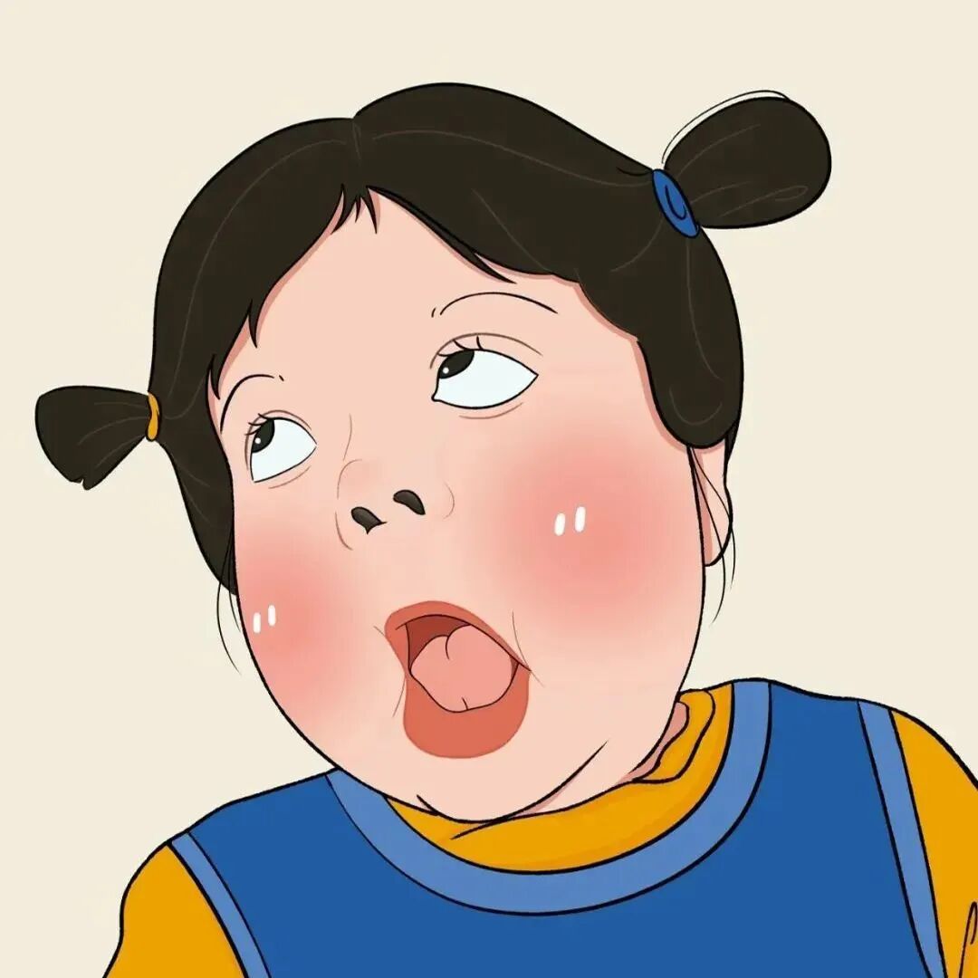 sdguilianjiemei沙雕搞怪四人闺蜜头像卡通动漫闺蜜头像