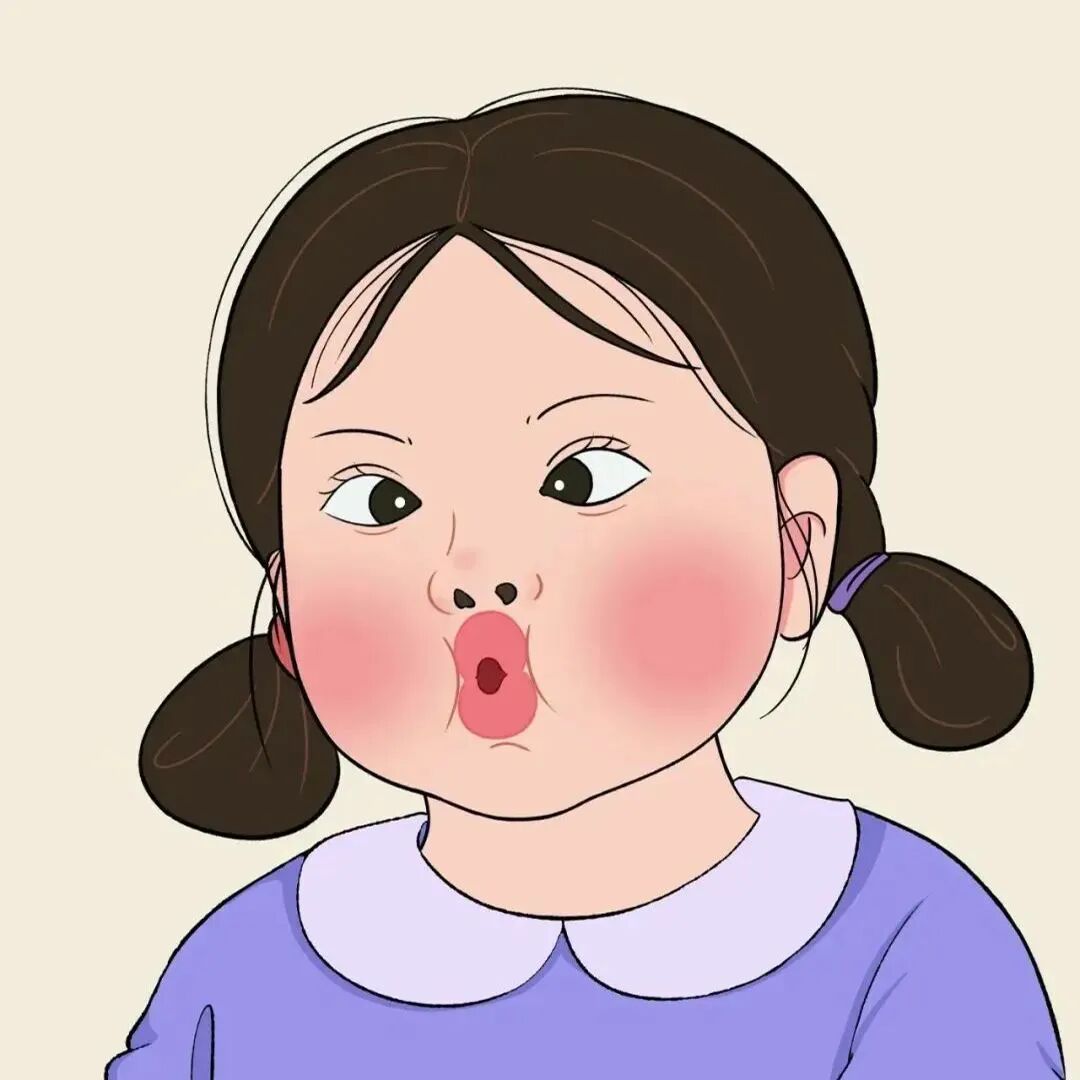 sdguilianjiemei沙雕搞怪四人闺蜜头像卡通动漫闺蜜头像