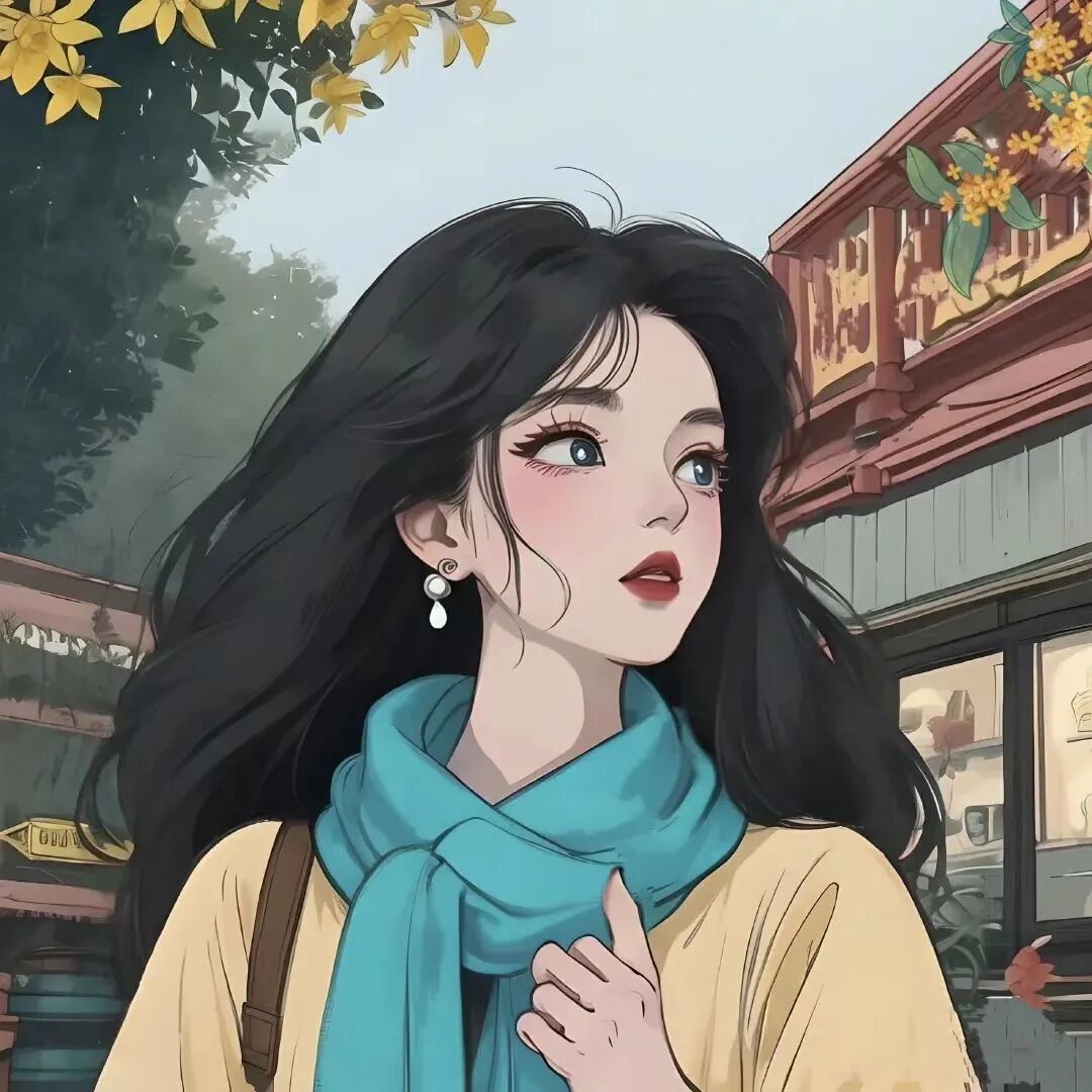 qiutianjiumanjiemei秋天六人闺蜜头像复古旧漫动漫闺蜜头像