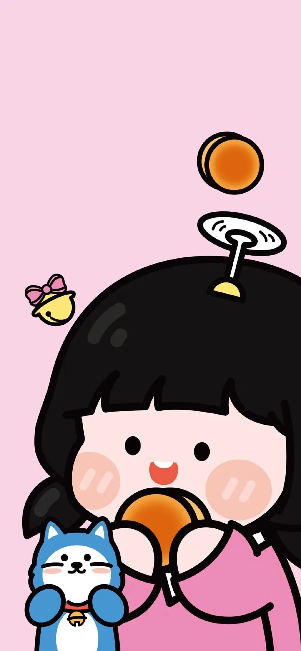 可爱卡通小女孩壁纸