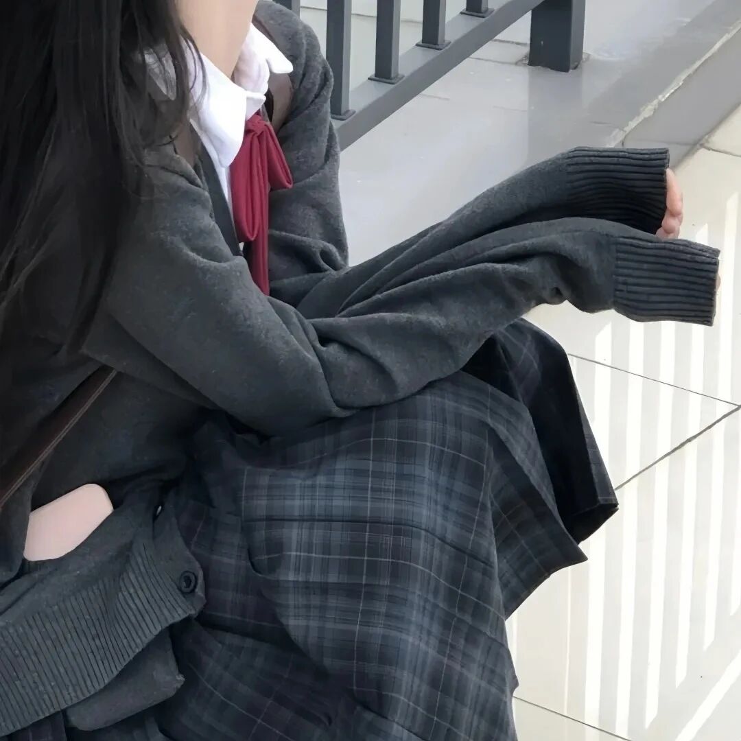 jk制服不露脸女生头像