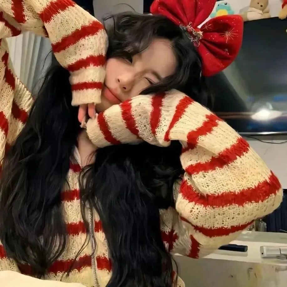 新年甜妹女生头像