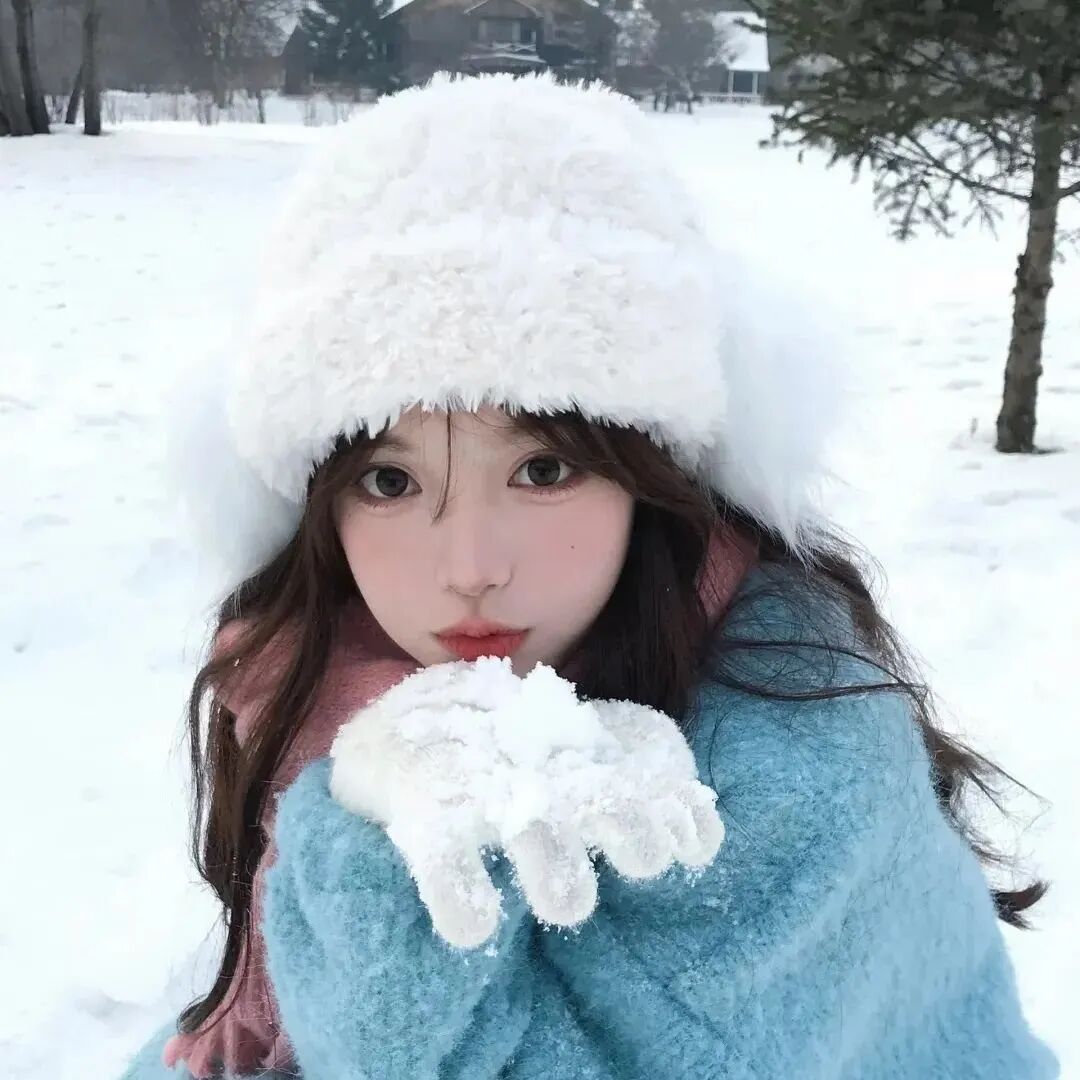 冬天小众女生头像
